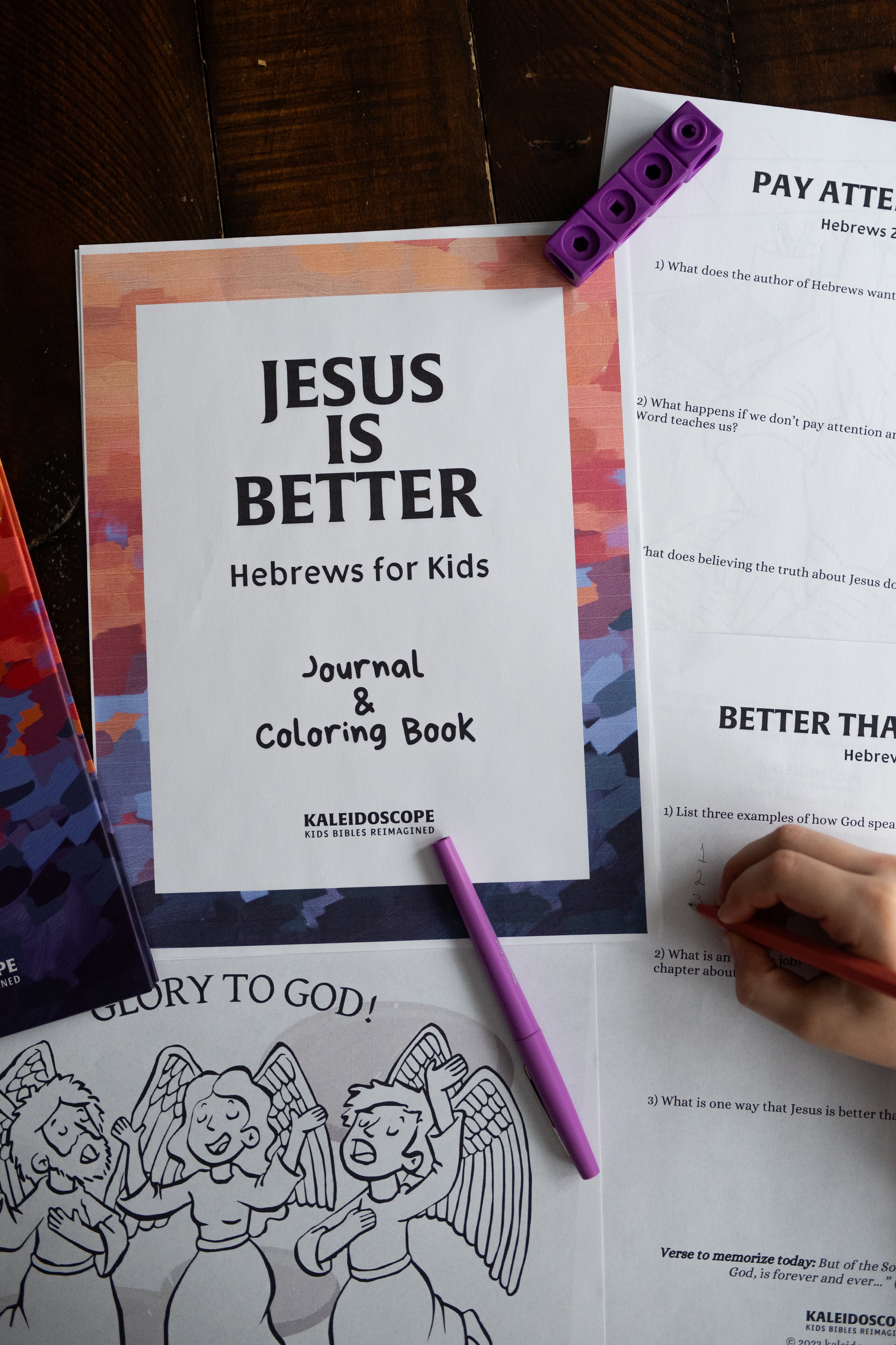 π NEW Jesus is Better: Hebrews for Kids Printable Journal (Digital Delivery) - Image 3