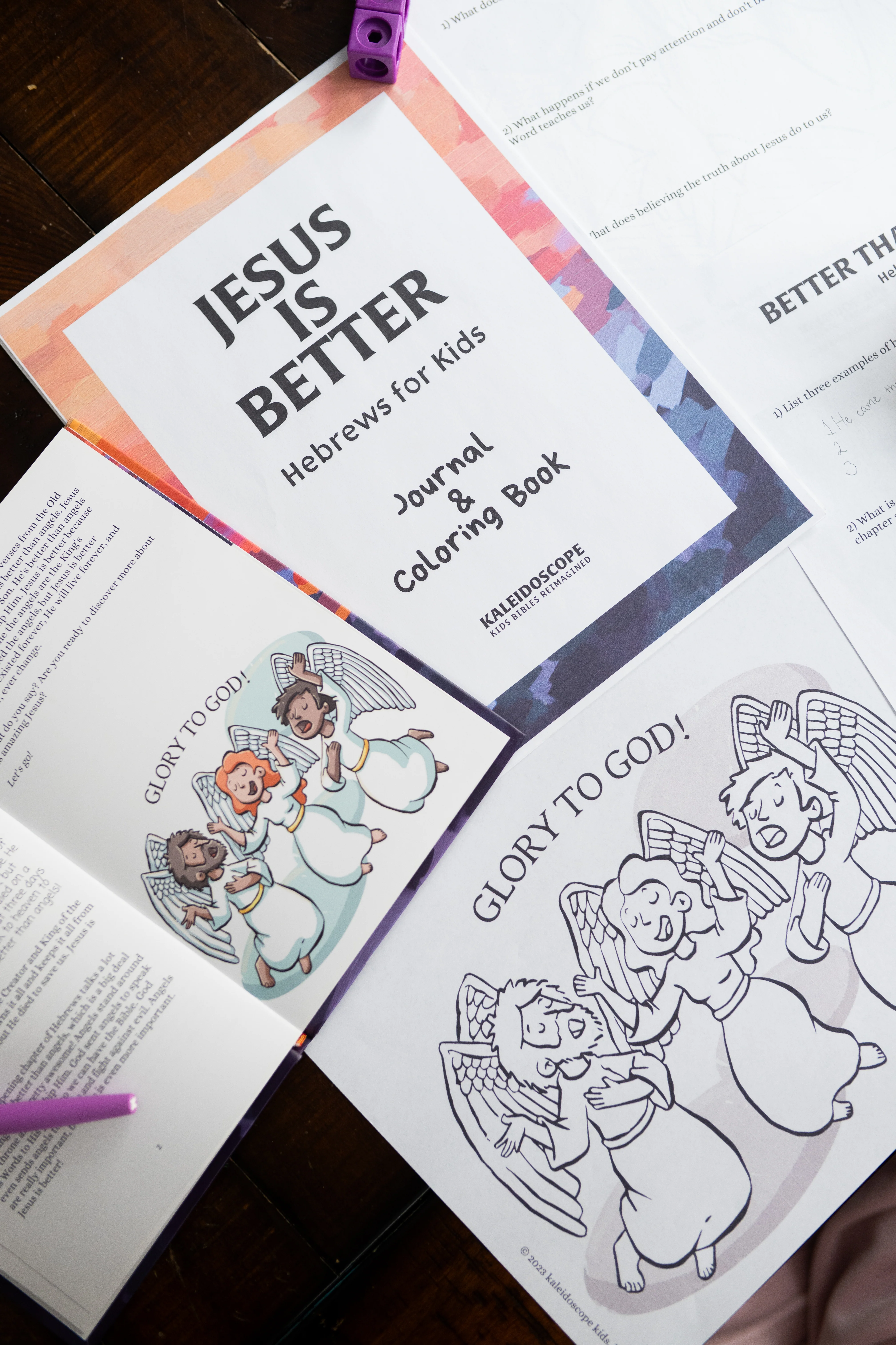 π NEW Jesus is Better: Hebrews for Kids Printable Journal (Digital Delivery) - Image 5
