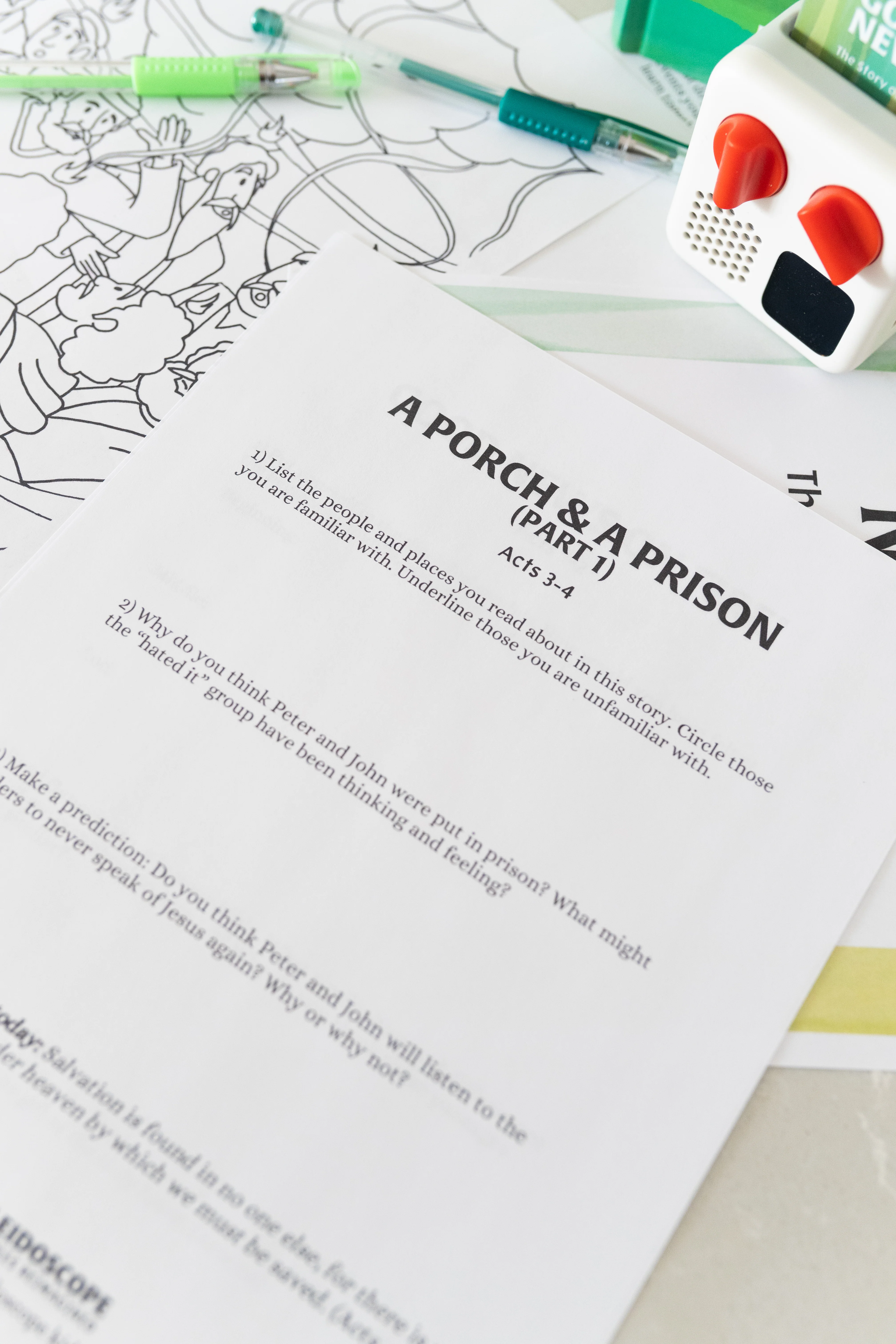 π NEW Good News: The Story of Acts Printable Journal (Digital Delivery) - Image 4