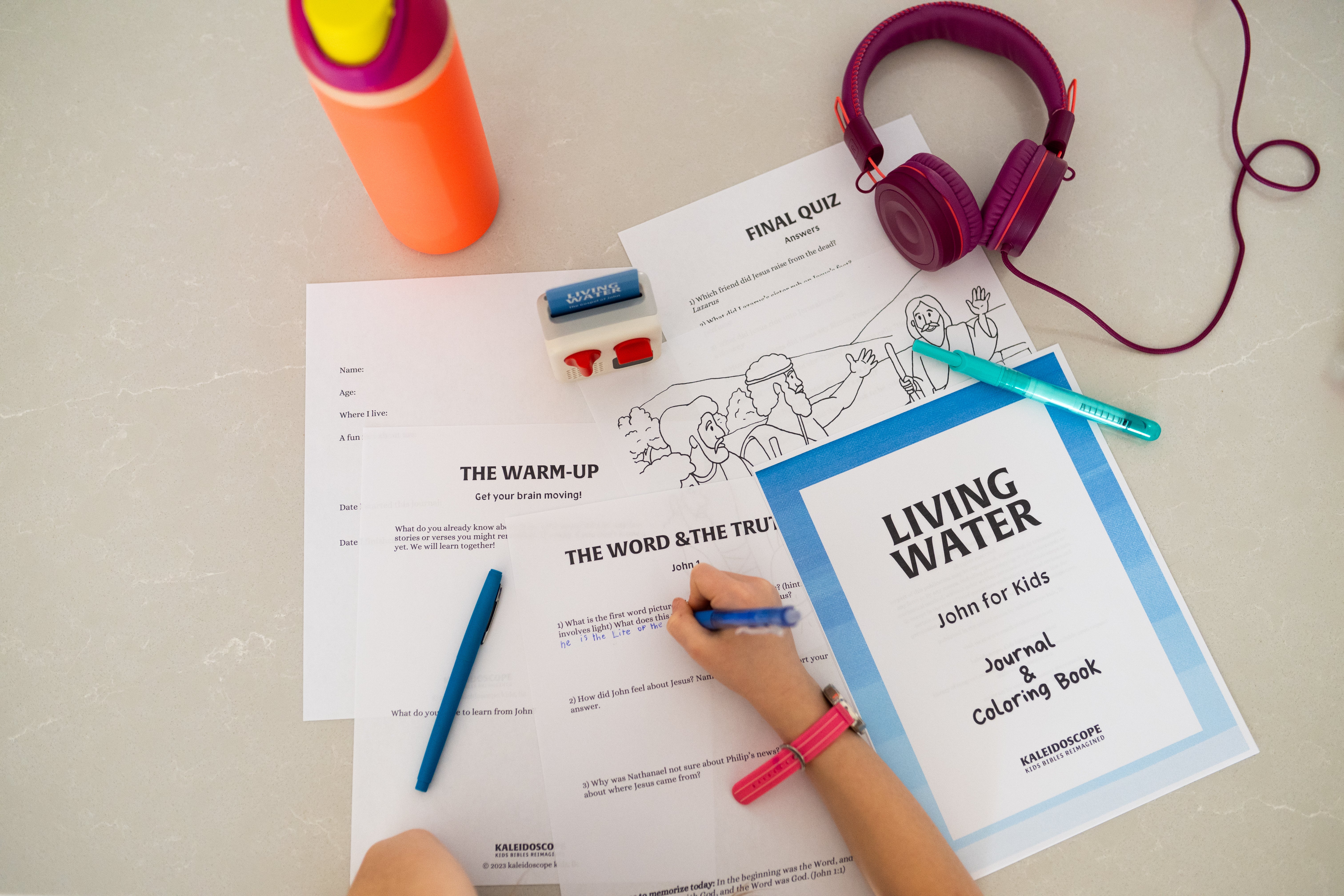 π NEW Living Water: John for Kids Printable Journal (Digital Delivery) - Image 3